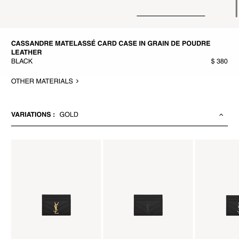 YSL Card Case - Picture 11 of 12